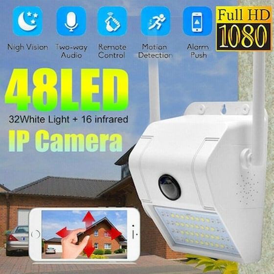 Ασύρματη IP Camera OEM Λάμπα Full HD Bullet / Box με Απομακρυσμένη προβολή image 4