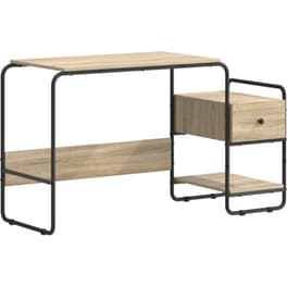 Γραφείο VidaXL με Αποθηκευτικό Χώρο 131,5x50x75,5 cm - Sonoma Δρυς
