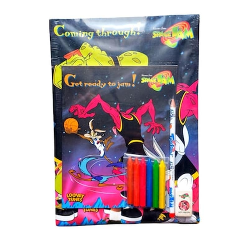 Σετ Τετράδιο και Μπλοκ Ζωγραφικής Συλλεκτικό Space Jam Painting (1 Τεμάχιο)