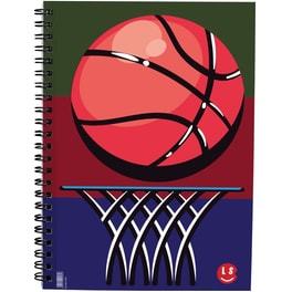 Τετράδιο Σπιράλ Lycsac 17x25 B5 2 Θεμάτων (1 Τεμάχιο)