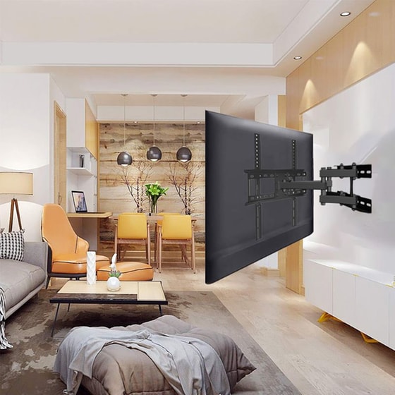 Βάση Τηλεόρασης Επιτοίχια Axred AXRVENUS2360 Μονού Βραχίονα 23”- 60” έως 50kg image 4