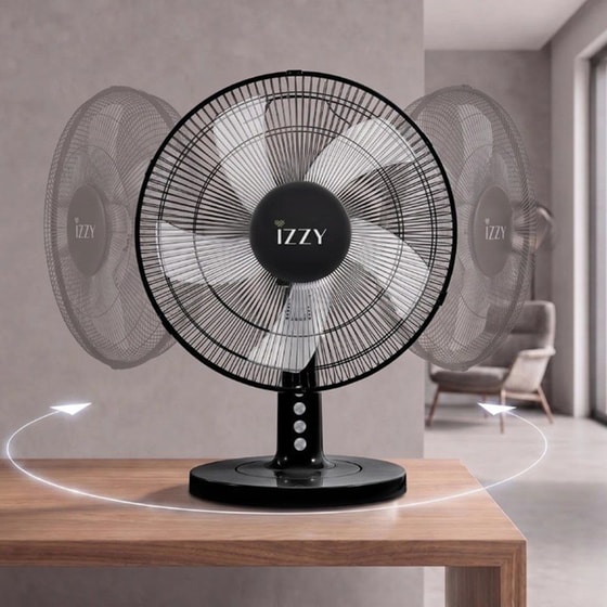 IZZY IZ-9023 Ανεμιστήρας Επιτραπέζιος 50 W 40 cm image 2