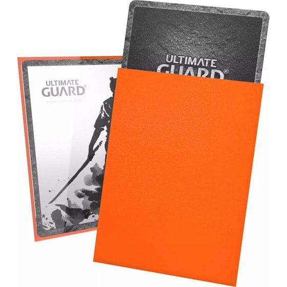 Ultimate Guard Katana Card Sleeves Standard Size Orange (100 Sleeves) image 1