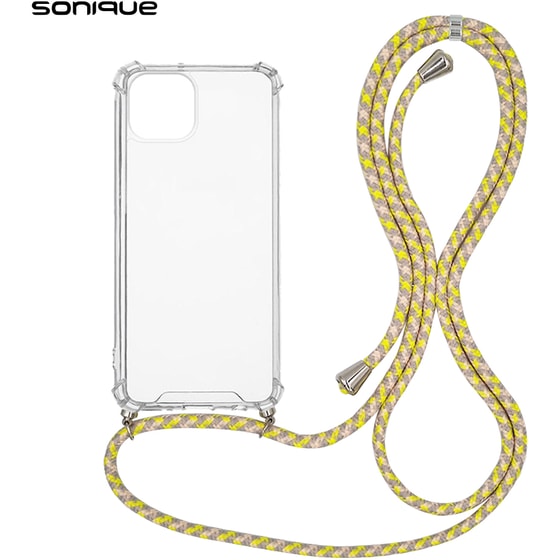 Θήκη Apple iPhone 14 - Sonique Armor Clear - Rainbow Κίτρινο image 0