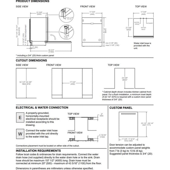 BERTAZZONI DW45S3IEPDC για 10 Σερβίτσια Πλήρως Εντοιχιζόμενο Πλυντήριο Πιάτων image 2
