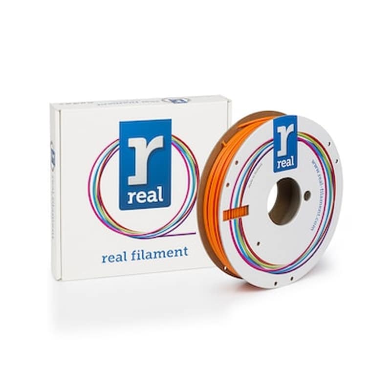 REAL FILAMENTS Real Pla 3d Printer Filament - Orange - Spool Of 0.5kg – 2.85mm (refplaorange500mm3)