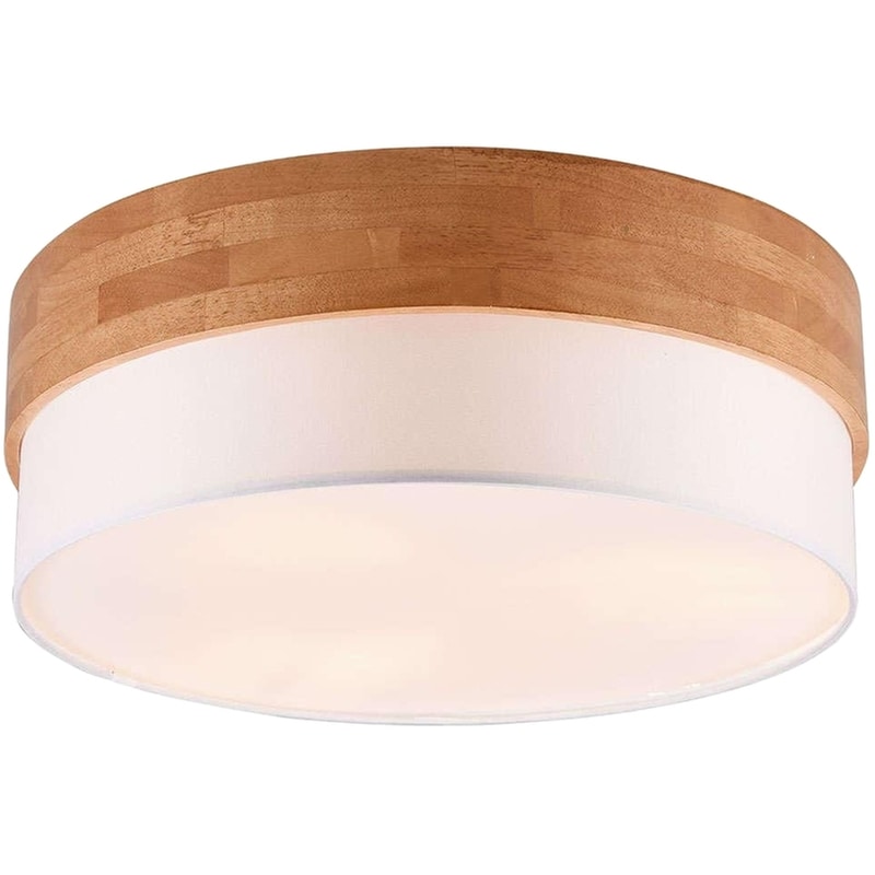 Trio Lighting Seasons Πλαφονιέρα Οροφής 50εκ. Καφέ με Ντουί E27