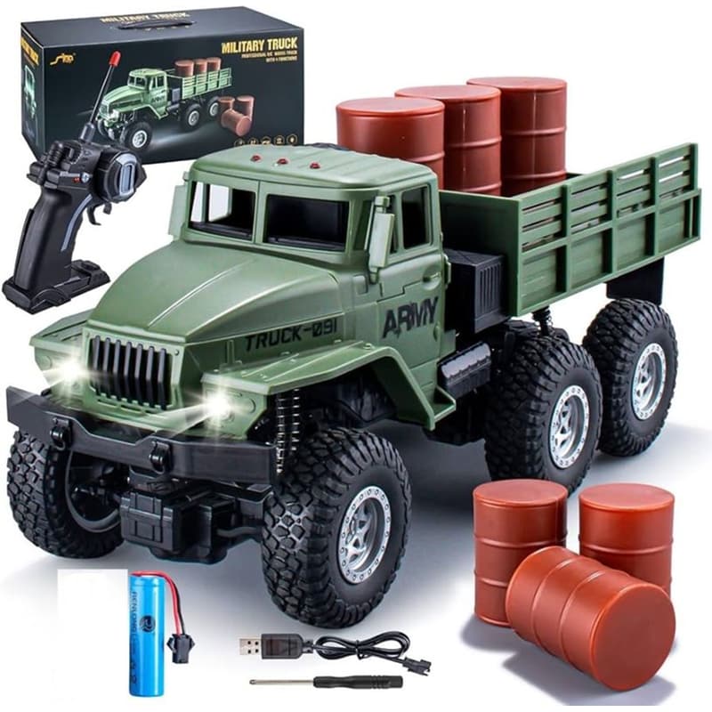 SINO-TOYS Τηλεκατευθυνόμενο Military Truck 4x4 9980-4d