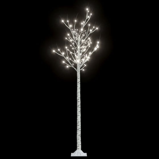 Vidaxl Χριστουγ. Δέντρο Εξωτ./εσωτ. Χώρου 200led Ψυχρό Λευκό 1,8μ Ιτιά image 0