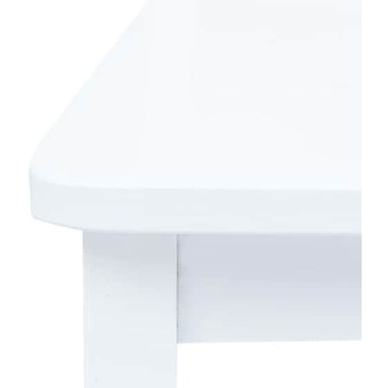 Καρέκλες Τραπεζαρίας Vidaxl από Μασίφ Ξύλο Καουτσουκόδεντρου 4 Τμχ - Λευκές image 4