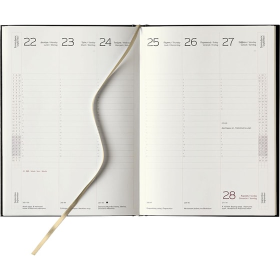 Ημερολόγιο Εβδομαδιαίο 2026 Θεοφύλακτος 12M Oceano Eco Plus Κόκκινο image 1