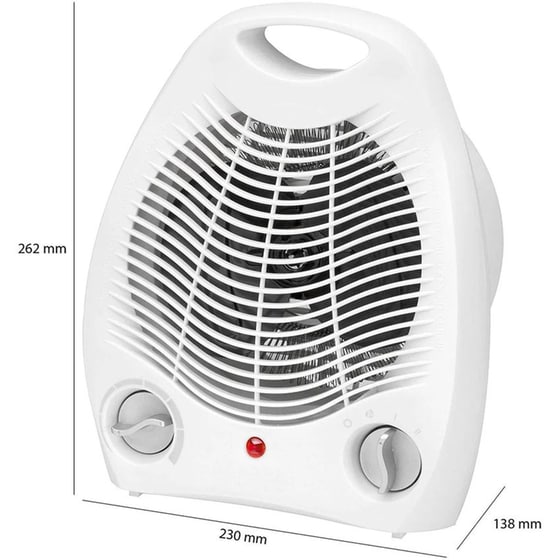 CROWN CFH-269 2000W Αερόθερμο Μπάνιου Δαπέδου Λευκό image 2