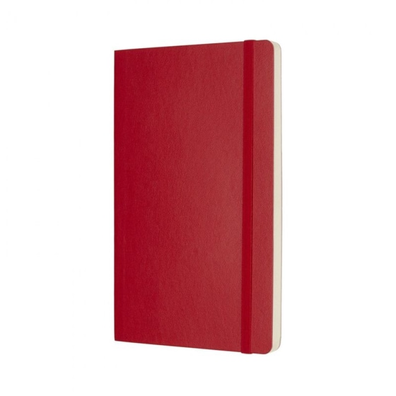 Σημειωματάριο Moleskine Soft Plain Large Scarlet Red image 2
