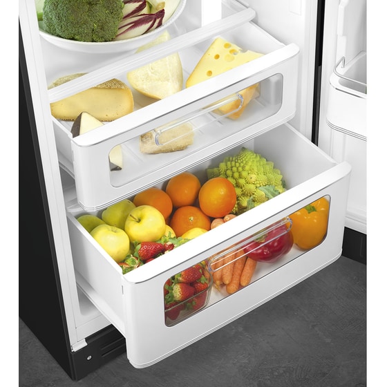 SMEG FAB30RBL5 294 Lt Μαύρο Δίπορτο Ψυγείο image 6