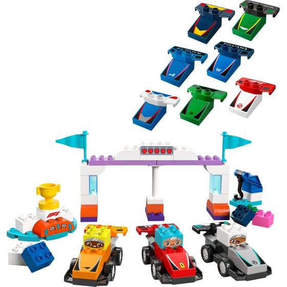 LEGO® Duplo F1® Team Race Cars & Drivers (10445) image 2