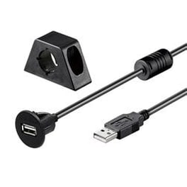 Καλώδιο Ampire USB-A Male σε USB-A Female - 2m