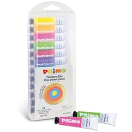 Τέμπερες Primo Morocolor Fluo & Metallic 12 ml 12 Τεμάχια