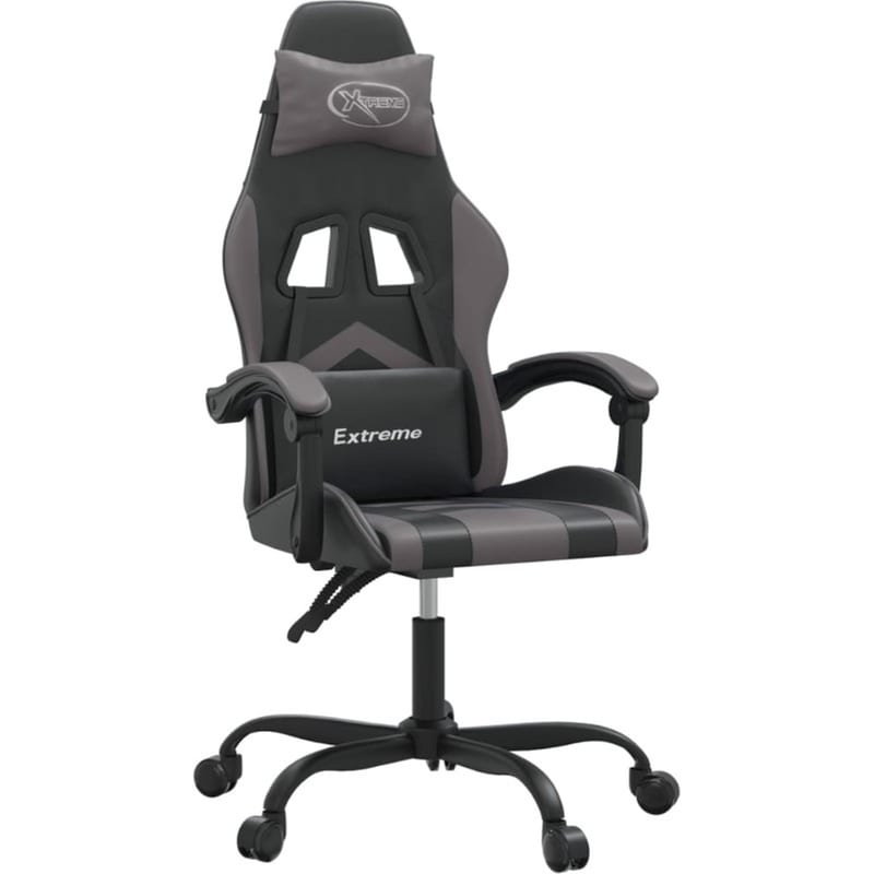 Καρέκλα Gaming VIDAXL 3143894 από Τεχνητό Δέρμα - Γκρι