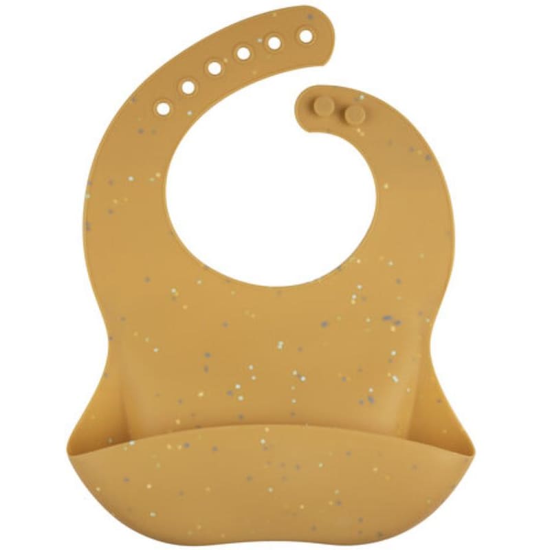 CANPOL Canpol Σαλιάρα Σιλικόνης - Dots Yellow