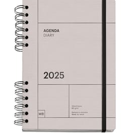 Ημερολόγιο Εβδομαδιαίο Miquelrius 2025 12M Σπιράλ Γκρι