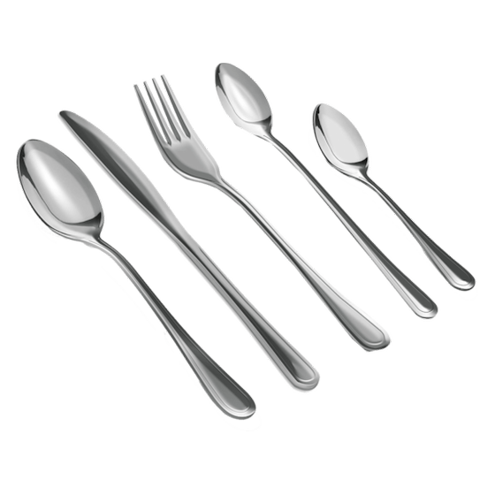 Σετ Κουτάλια Φαγητού LAMART LT5009  Inox image 1