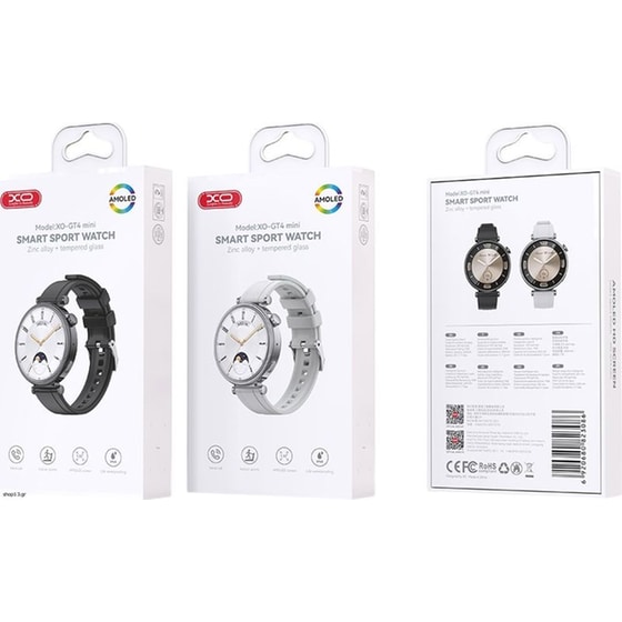 Smartwatch XO GT4 Mini 42mm - Silver image 3