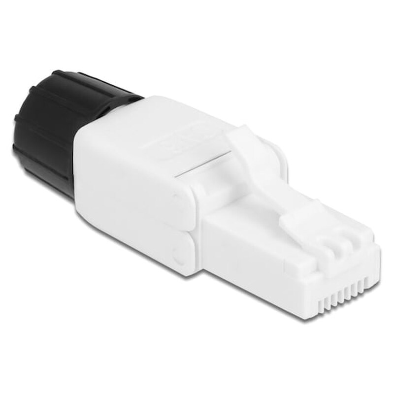 Delock Βύσμα Rj45 Cat 6 Utp 86977, Tool-free, Λευκό