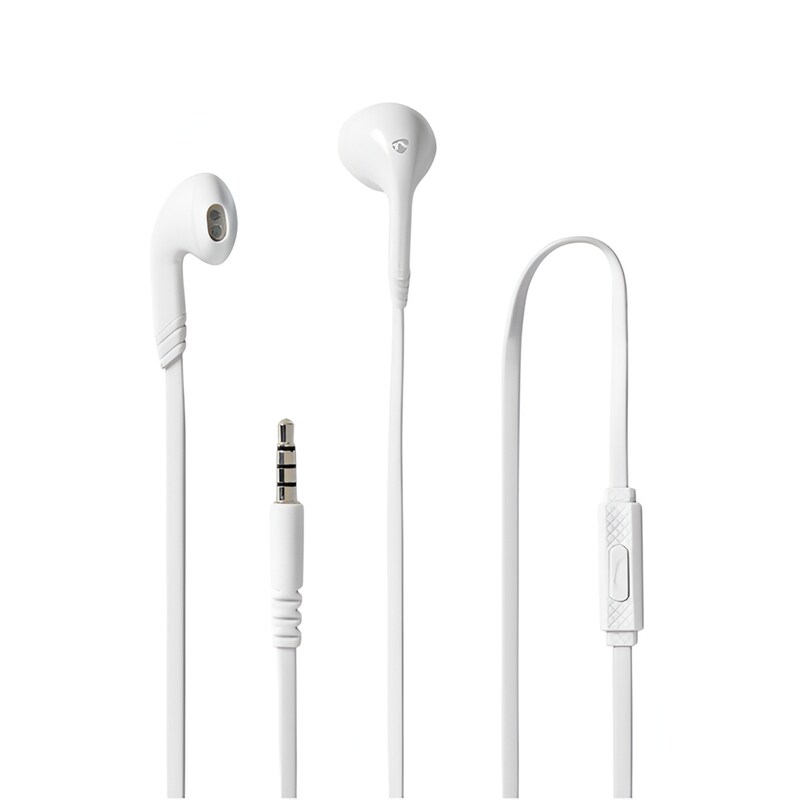 Ακουστικά Handsfree Nedis Hpwd2021wt 3.5 mm - Λευκά