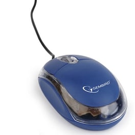 Gembird MUS-U-01 Ενσύρματο Ποντίκι Μπλε