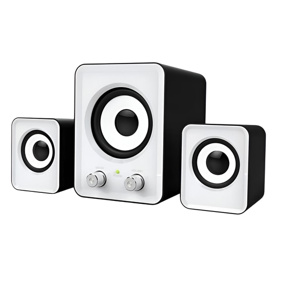 Ηχεία 2.1 Aria Trade ZS35B 11 W - Λευκά/Μαύρα image 0