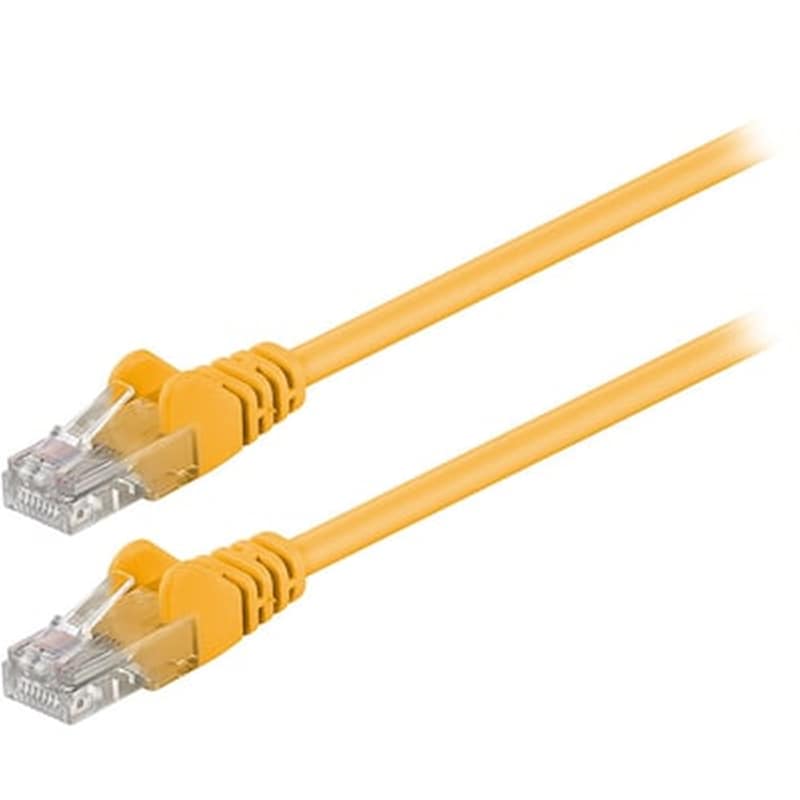 Καλώδιο Goobay 68341 U/UTP Cat.5e 1m Yellow