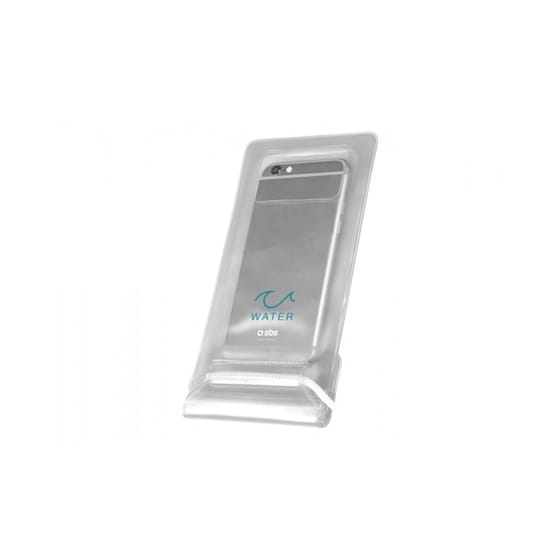 Powebank SBS Summer Kit 10.000 mAh - Λευκό & Αδιάβροχη Θήκη - Λευκό image 1