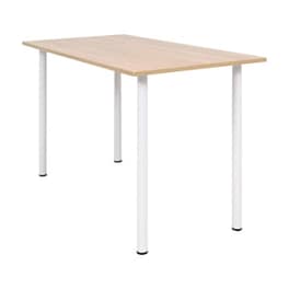 Τραπεζαρία Vidaxl 120x60x73 cm - Δρύς/Λευκό