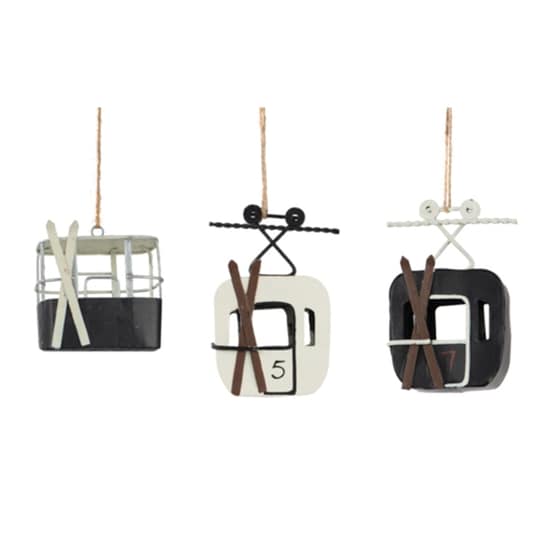 Xριστουγεννιάτικο Στολίδι Baden Πλαστικό 1 Τμχ - Τελεφερίκ image 0