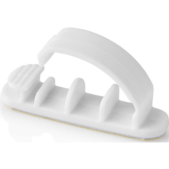 Διαχειριστής Καλωδίων Nedis Cable Clip CMGC22033WT - 3τμχ - Λευκό image 3