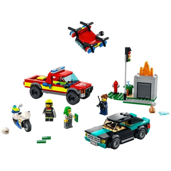 LEGO® City Fire Rescue & Police Chase (60319) image 2