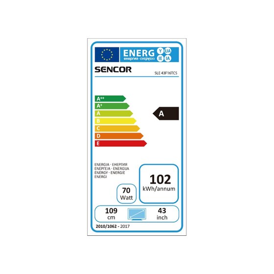 Τηλεόραση Sencor LED 43" Full HD SLE 43F16TCS image 2