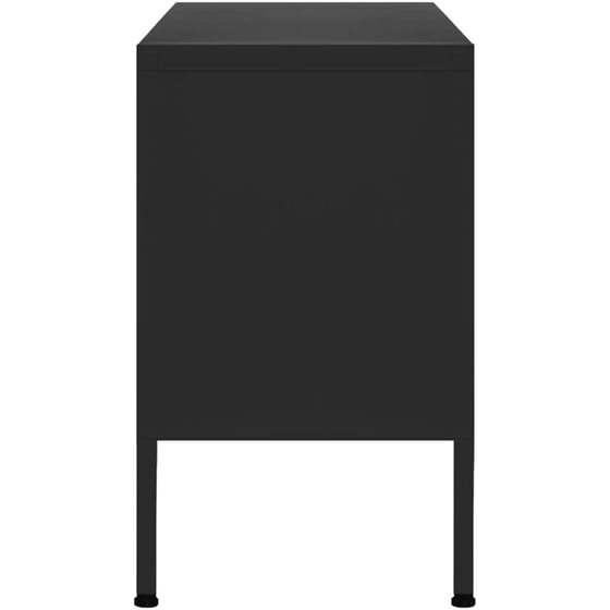 Έπιπλο Τηλεόρασης VidaXL Ατσάλι 105x35x50cm - Μαύρο image 4