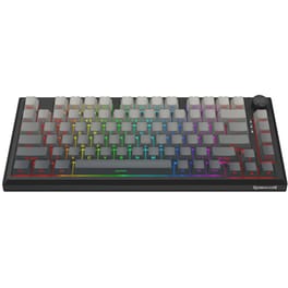 Redragon K687GG Gaming Μηχανικό Ασύρματο 2.4 GHz/Bluetooth Πληκτρολόγιο RGB Μαύρο (US)