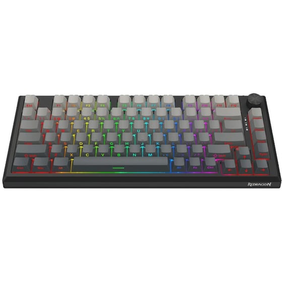 Redragon K687GG Gaming Μηχανικό Ασύρματο 2.4 GHz/Bluetooth Πληκτρολόγιο RGB Μαύρο (US) image 0