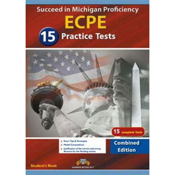 Succeed in Michigan Proficiency ECPE 15 Practice Tests MP3/CD image 0