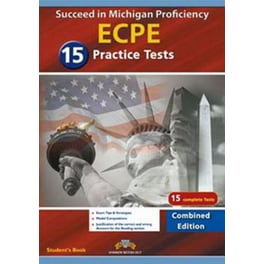 Succeed in Michigan Proficiency ECPE 15 Practice Tests MP3/CD