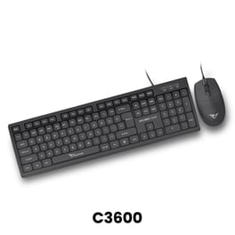 Alcatroz Xplorer C3600 Σετ Πληκτρολόγιο & Ποντίκι Αγγλικό US