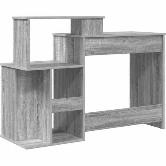 Γραφείο VidaXL από Επεξεργασμένο Ξύλο 120,5x44x88,5 cm - Γκρι Sonoma image 5