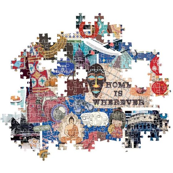 Παζλ Clementoni More is More Collection Travel & Cultures - Compact Box (1000 Κομμάτια) image 2
