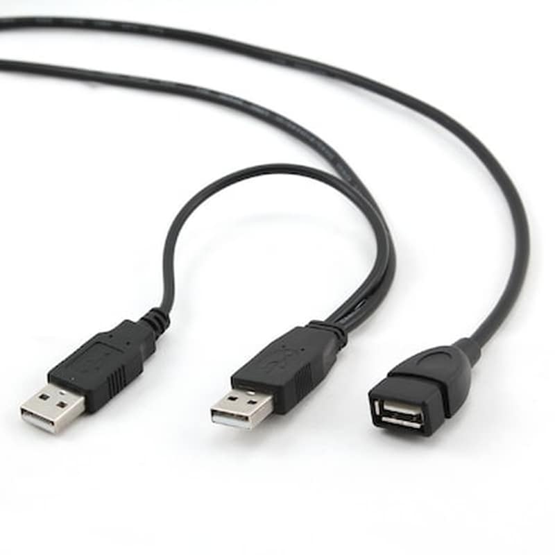 CABLEXPERT Καλώδιο Cablexpert 2x USB-A Male σε mini USB-B Male - 0.9m