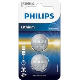 Μπαταριες Button Cell 2pcs Cr2016 Philips Bl Cr2016p2/01b 5x0,5x9,5cm