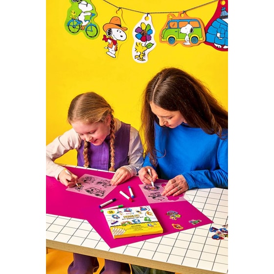 DIY Σετ Χειροτεχνίας Ooly x Peanuts με 6 Mini Μαρκαδόρους & Αξεσουάρ (34 Τεμάχια) image 1