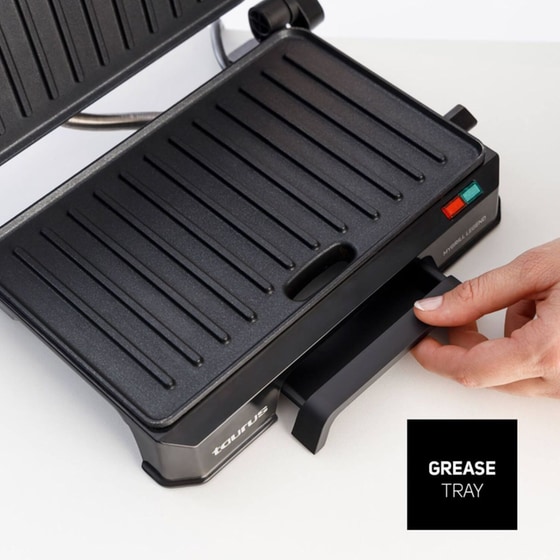 TAURUS MY GRILL LEGEND 1000 W Μαύρο/Ασημί Ψηστιέρα-Γκριλιέρα image 3