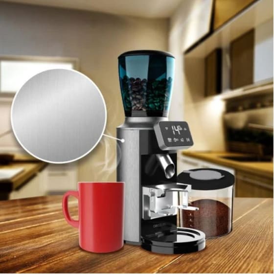 CECOTEC SteelMill Touch CEC-01805 200 W Ασημί Ηλεκτρικός Μύλος Άλεσης Καφέ image 8